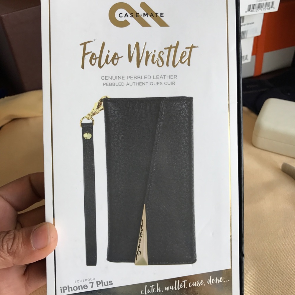 CASE MATE Iphone 7 case wallet wristlet NEW